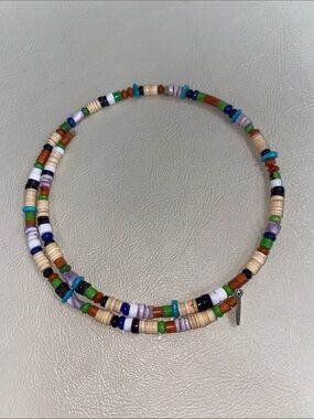 Running Bear 925 Sterling Chain Multi-Beaded Wrap Bracelet